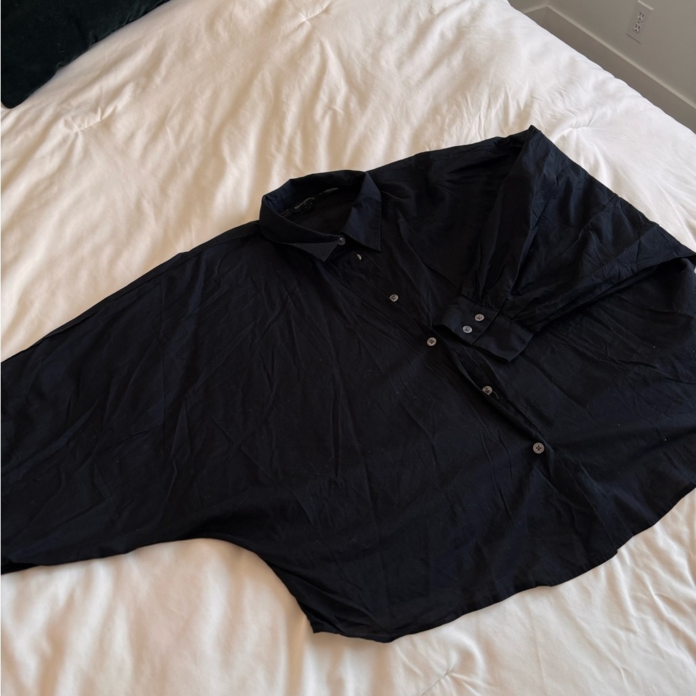 Banana Republic Balloon Sleeve Button-Up Shirt
